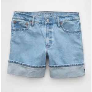 AE 6" strigid Super High-waisted Relaxed Denim Short